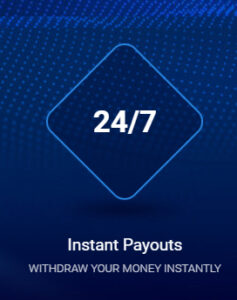 Instant payouts by shamining